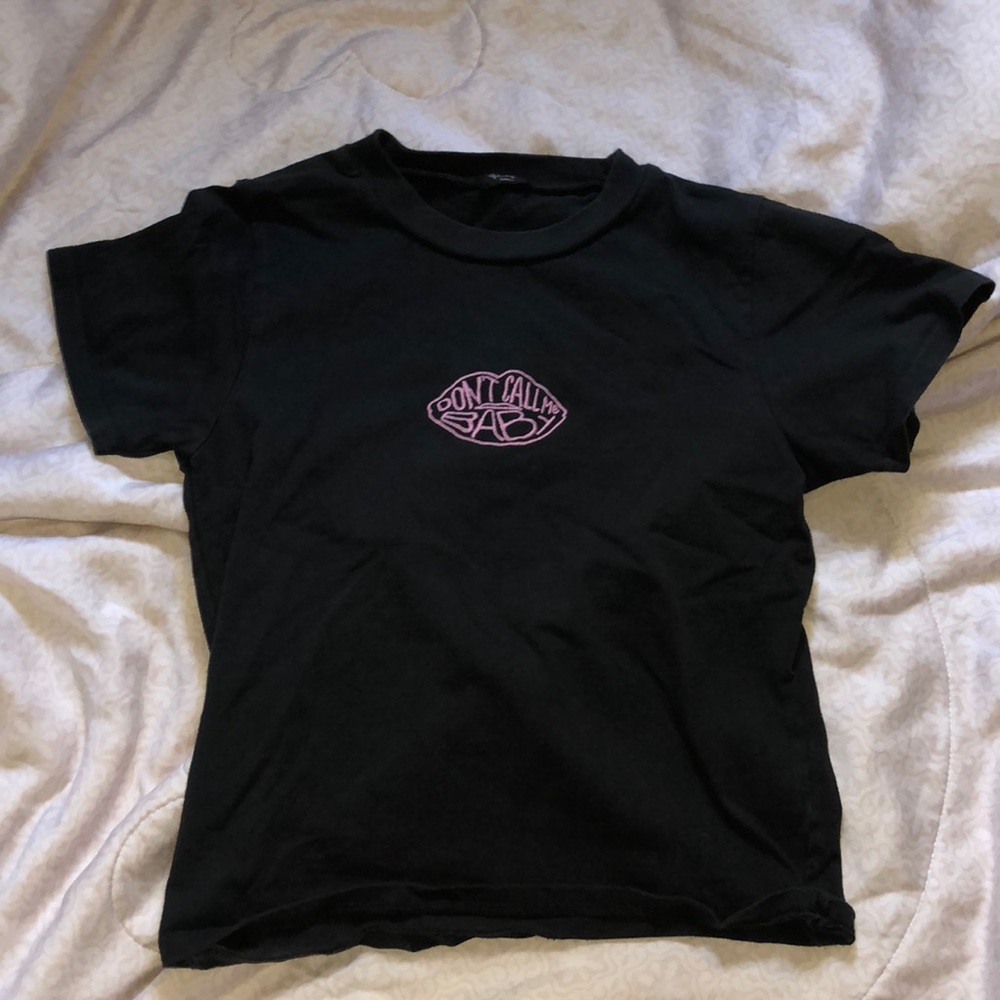 Brandy Melville don’t call me baby & butterfly tee